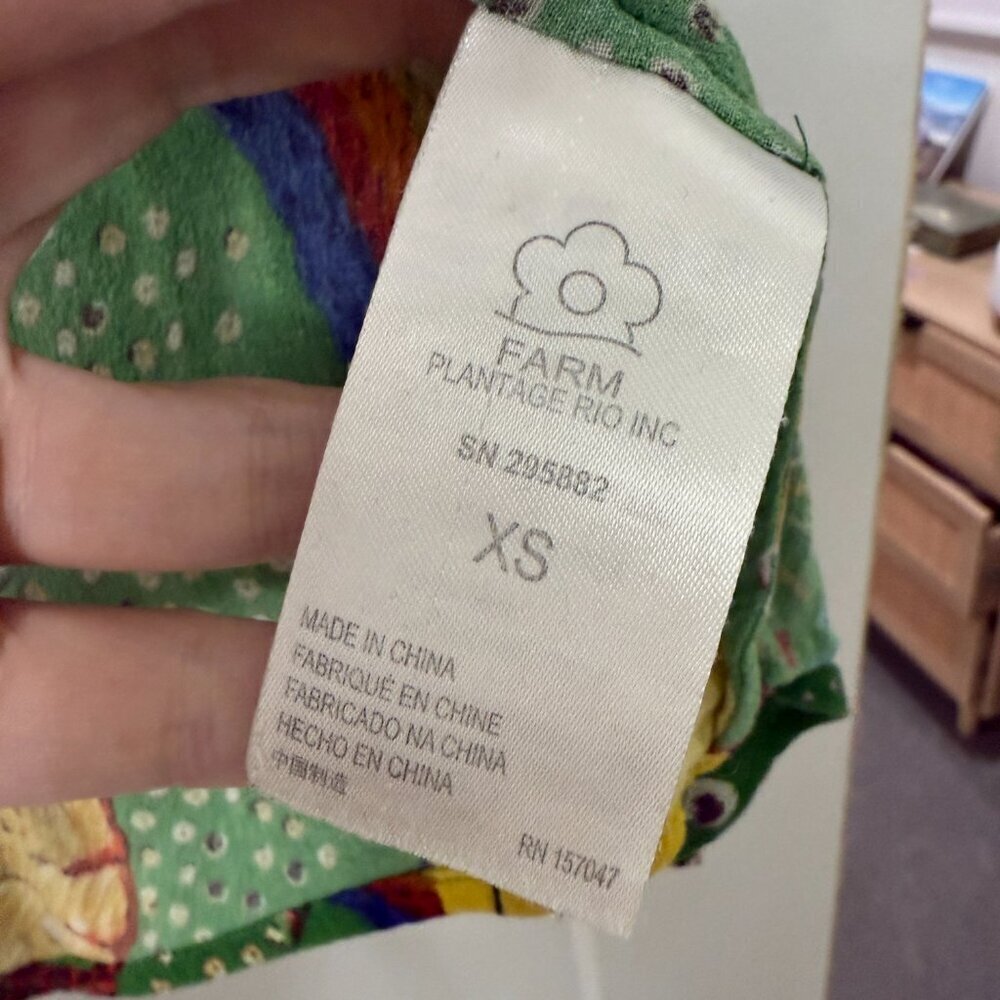 Farm Rio x Mixed Print Smiley Shirt In Mix Print - Picture 11 of 14